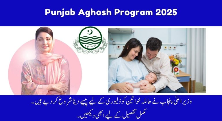 CM Punjab Launchs Aghosh Program 2025 – Support for Mothers and Newborns NOTIFICATION